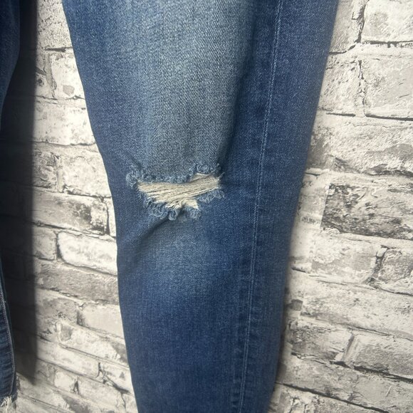 EUC Joes Jeans "FLAWLESS THE CHARLIE" High Rise Skinny Crop Blue Jeans Size 26W - Picture 7 of 16